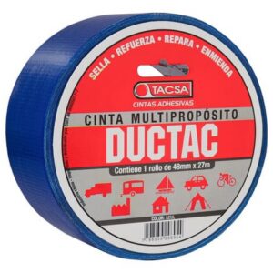 CINTA DUCT TAPE 48 mm. x 9 Mts. Tacsa Azul