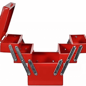 CAJA HERRAMIENTAS Metal -Fuelle *DYEBA* -MOD-G2. 430 x 200 x 240 mm.