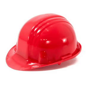 CASCO (L & R) POL.ROJO C/CREMALLERA