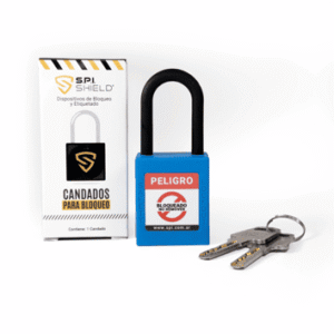 Bloqueo Cand. Termopl.Azul. Dielect.- Paso 20x38 -Nylon * D103AZ00