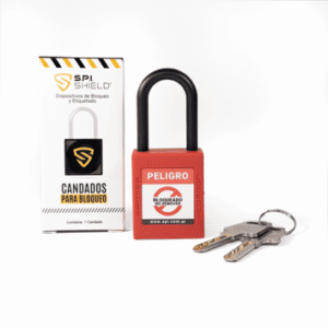 Bloqueo Cand. Termopl.Rojo. Dielect.- Paso 20x38 -Nylon * D109RO00