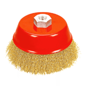 CEPILLO COPA RIZADO C/Tuerca 100 mm. Imp. P/Amol. 4"