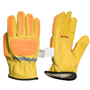 Guante Paseo Antishock Forrado Vaqueta T- 09 Elastizado