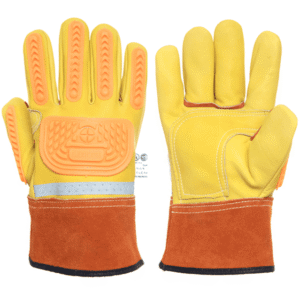 Guante Vaqueta Cadenero Antishock P/Corto T-11