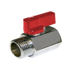 MINI VALVULA ESFERICA MH 1/4 Gas Bronceada