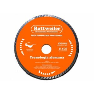 Disco Diamantado TURBO FINO 4 1/2" ROTTW. ideal p/Porcelanato