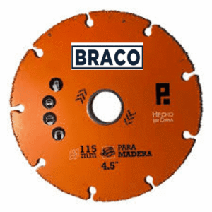 SIERRA CIRCULAR PARA MADERA 115 mm. P/AMOL. 4 1/2"