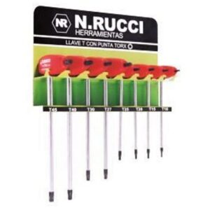 RUCCI Tablero LLAVE TORX (8 UNID)