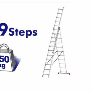 Escalera Aluminio uso Int. extens. 3x9- 2,5 a 5 *EMTOP// ET-ELAD4391