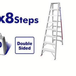 Escalera Aluminio uso Int. 2x8-1,95mt escal 150 *EMTOP// ET-ELAD3081