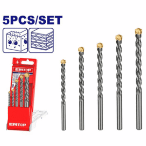 MECHA punta widia -JGO. 5 PCS 4X75, 5X85 *EMTOP// ET-ECDB13051