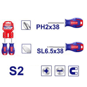 Destornillador de fuerza Set 2Pzs - imantado S2 PHL *EMTOP// ET-ESST03803