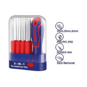 Destornillador -Set 9pz Cr-v *EMTOP// ET-ESDRH0902