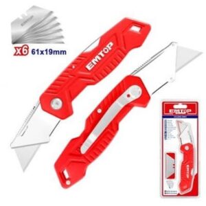 CUTTER METAL t/navaja hoja trap. c/5 hoja *EMTOP// ET-ESNKF6236