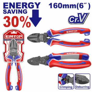 Alicate c/oblicuo 160 Cr-v mango TPR *EMTOP// ET-EPLRD0621