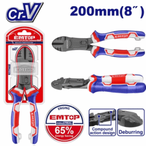 Alicate Sueco 200mm CR-V HeavyDuty acc. Comp *EMTOP// ET-EPLRCD0851