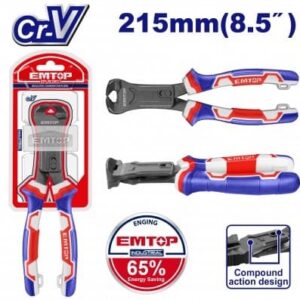 Alicate Corte Frontal 215mm CR-V HeavyDuty acc. Co *EMTOP// ET-EPLRCE0851