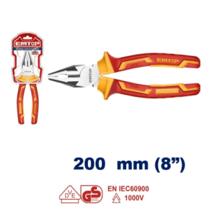 Alicate 1000V. Pinza universal 200- IND. *EMTOP// ET-EPLRC0831