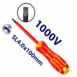 Destornillador 1000V -PL 4x100 *EMTOP// ET-ESDRJ4100