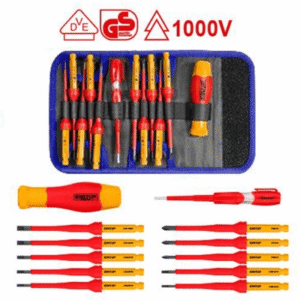 Destornillador 1000V Intercamb. -Set 12 aisl *EMTOP// ET-EKISD1201