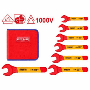 LLAVE Fijas 1000V -Set 7 de 8-19 aisl. VDE *EMTOP// ET-EKISPA0701