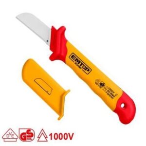 CUTTER 1000V -Cuchillo pelacable recto aisl. VDE *EMTOP// ET-EICK1801