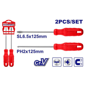 Destornillador -Set 2 PL y PH x 125mm Cr *EMTOP// ET-ESST0221