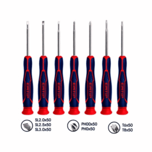 Destornillador de precision -Set 7 Cr-v - ma *EMTOP// ET-ESSTP0702