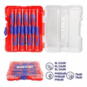 Destornillador de precision - Set 8 Cr-v - m *EMTOP// ET-ESSTP0802