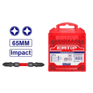 Punta Magnetica alto impacto *EMTOP x Set x 10 Pzs PH2 65mm // ET-ESBTMPH233
