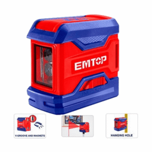 NIVEL laser de linea autoNIVELante 15 MTS *EMTOP// ET-ESLE21501