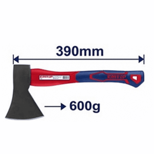 HACHA Mango Fibra 600grs c/corto*EMTOP// ET-EHAMAX0600