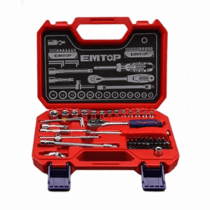 TUBO Jgo. de 51 Pz 1/2" y 1/4" Cr-v *EMTOP// ET-ESKT42511