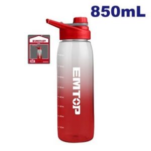 Botella deportiva 850ml plastica bpa free sistema antifugas EMTOP//ET- EMWT1C01