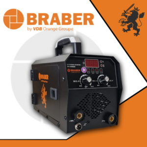 SOLDADORA INVERTER FLUX 1Kg MIG TIG MMA 130A BRABER// 04952C