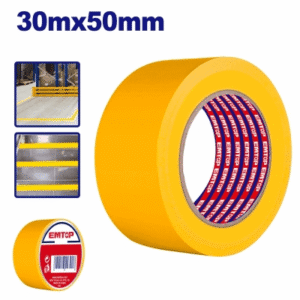 Cinta demarcacion Amarilla 50mm x 30 mt. -EMTOP//EMPN4H30