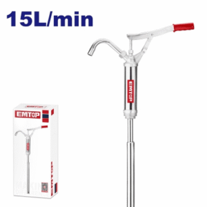 BOMBA TRASV. PALANCA acero-aluminio 15L/min EMTOP//EMHY2515