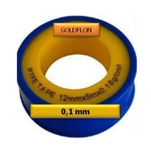 TEFLON "PETROLERO" 3/4 x 50 Metros GOLDFLON 0.1 mm espesor