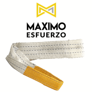 Eslinga de 3 Tn -Largo 5 m -Ancho 80 mm -Amarilla