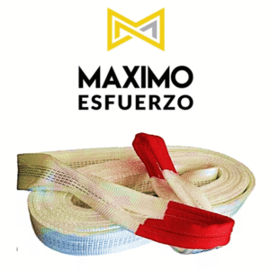 Eslinga de 5 Tn -Largo 6 m -Ancho 120 mm -Roja