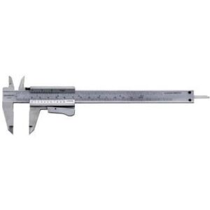 CALIBRE METALICO C/FRENO CROM.MATE 150 mm.