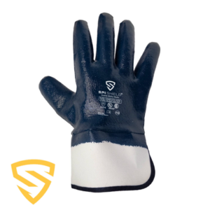 Guante Nitrilo Azul *SPI -Medio Completo T- 10 - Puño Lona