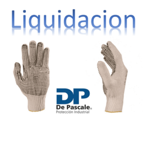 Guante Moteado *ECO - Alg. Bco -Mota Gris/Negra -T-10