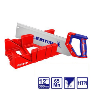 Serrucho C/caja ingletadora 12" *EMTOP// ET-EHASMB3001