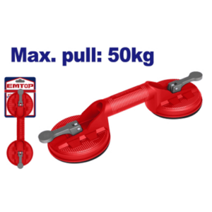 Ventosa doble 115mm ABS 50kg EMTOP//ET- EMKR1G50