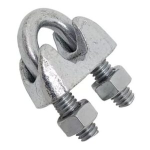 GRAMPA P/CABLES DE ACERO 6 mm - 1/4