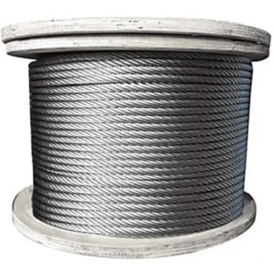 CABLE de ACERO IMP. 6 x 7 - 2.5 mm. Galv. x 100 mt. El Metro