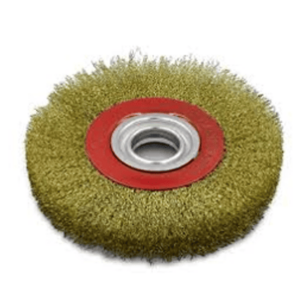 CEPILLO CIRC.BRONCEADO RIZADO 7x1"