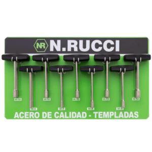 RUCCI Tablero LLAVE T Pulgadas x 18 Unidades