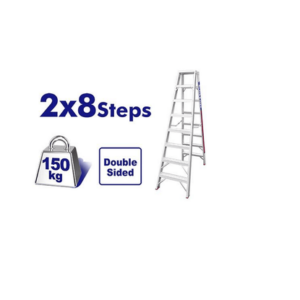 Escalera Aluminio uso Int. 2x8-1,95mt escal 150 *EMTOP// ET-ELAD3081
